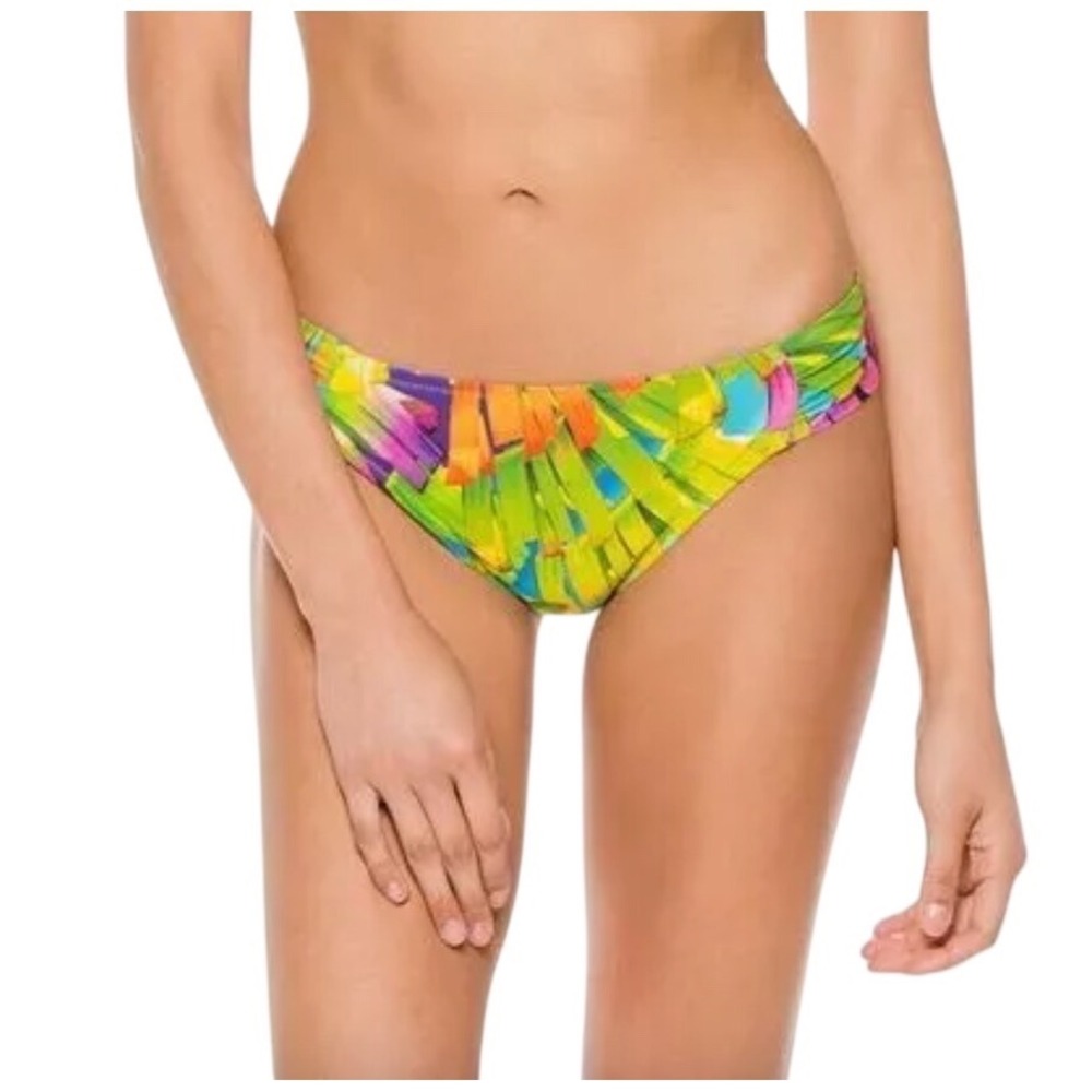 Trina Turk Hipster Swim Bottom in a colorful sunburst print Women's Size‎ 10
